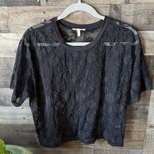 Maurice’s Floral mesh top